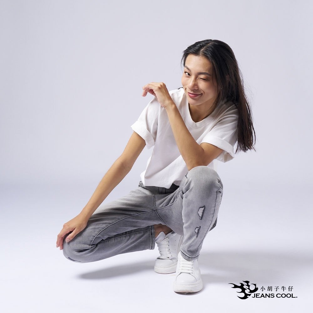 涼夏寬版率性鬆緊牛仔褲 男友褲 懷舊刷色【2788 2789】