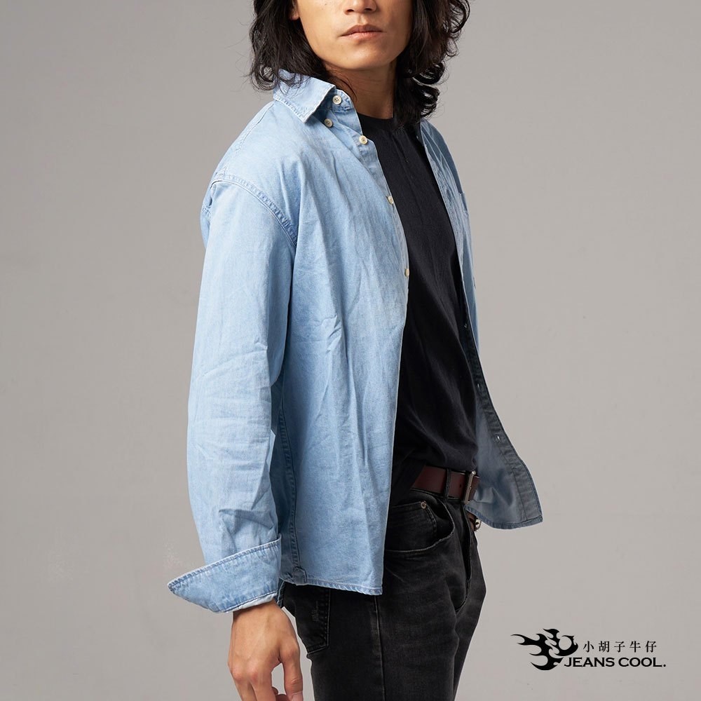 牛仔襯衫 日系薄料牛仔襯衫 透氣不悶熱 輕鬆休閒【601/602】